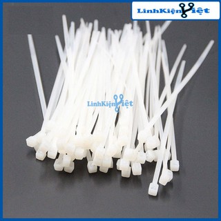Bộ 10 Dây Thít - Dây Rút Màu Trắng