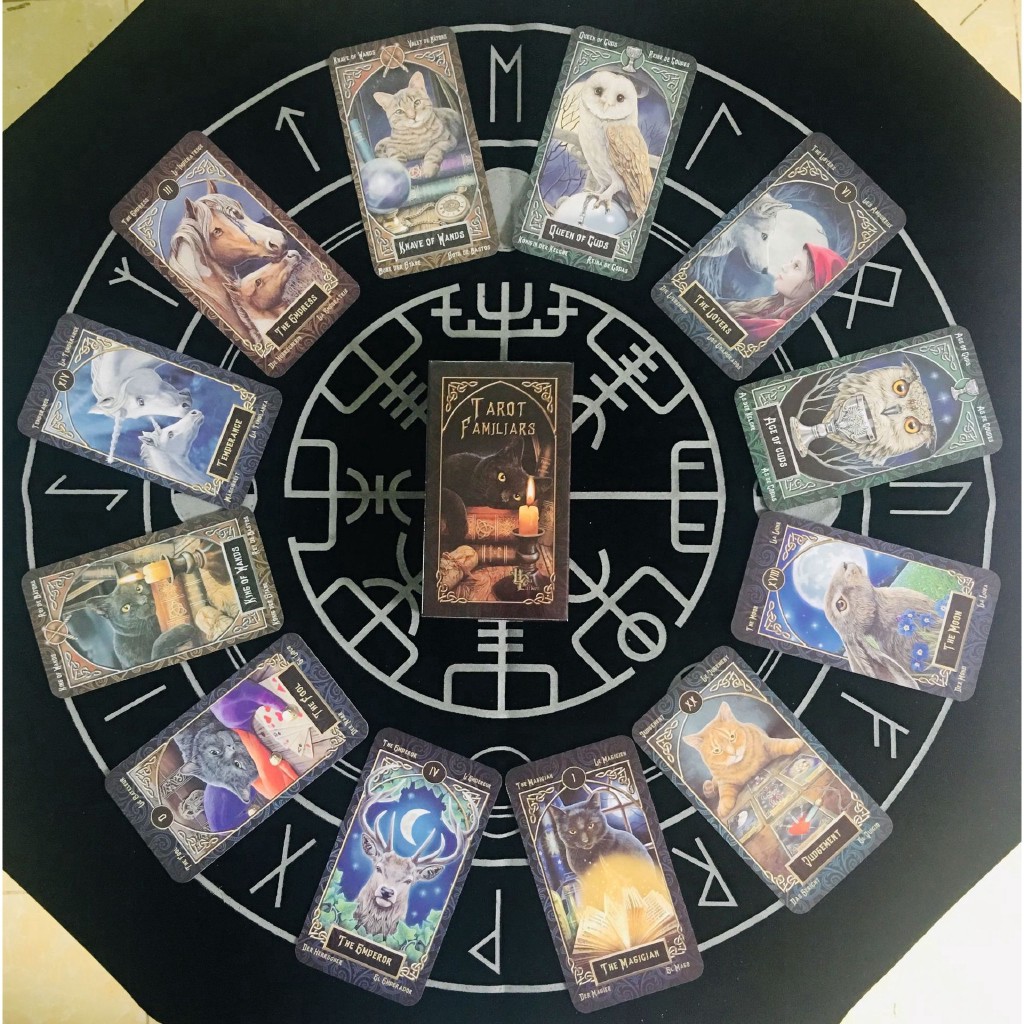 Bộ bài Tarot dự báo tương lai phong cách Bắc Âu  bìa