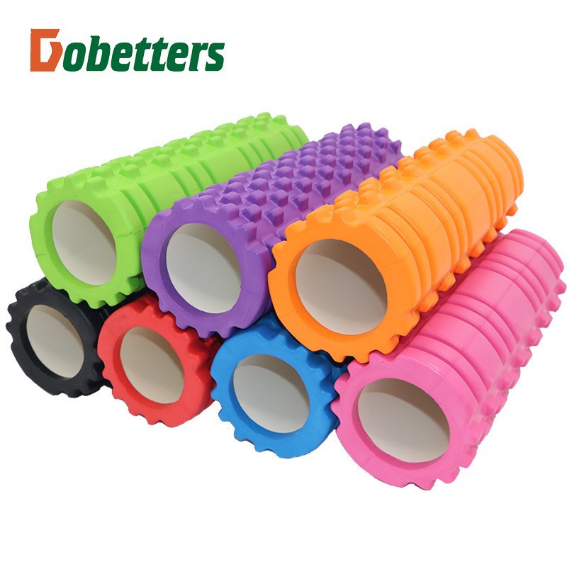 Bán sỉ - con lăn yoga massage foarm roller, ống trụ lăn xốp thể thao giãn cơ có gai roam rollet, hàng Dobetters cao cấp