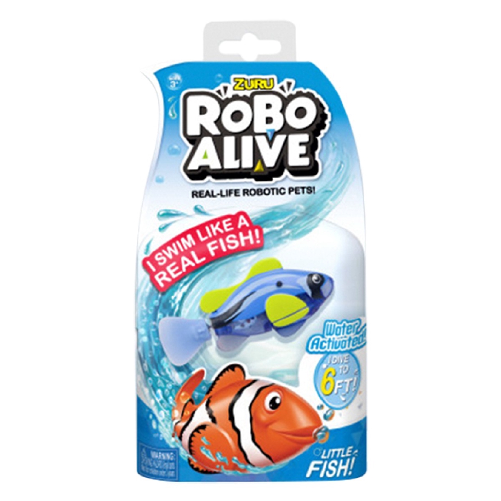 Cá Robot Thông Minh Tự Bơi Siêu Bền Zuru Robo Alive (Size Nhỏ) Giúp Bé Thông Minh