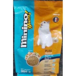 Thức ăn cho mèo mọi lứa tuổi minino yum gói 350g