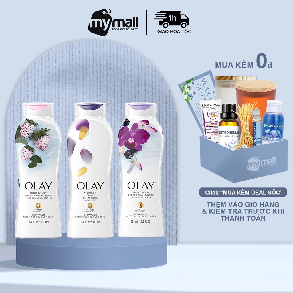 Sữa Tắm Olay B3 Complex Body Wash 650ml