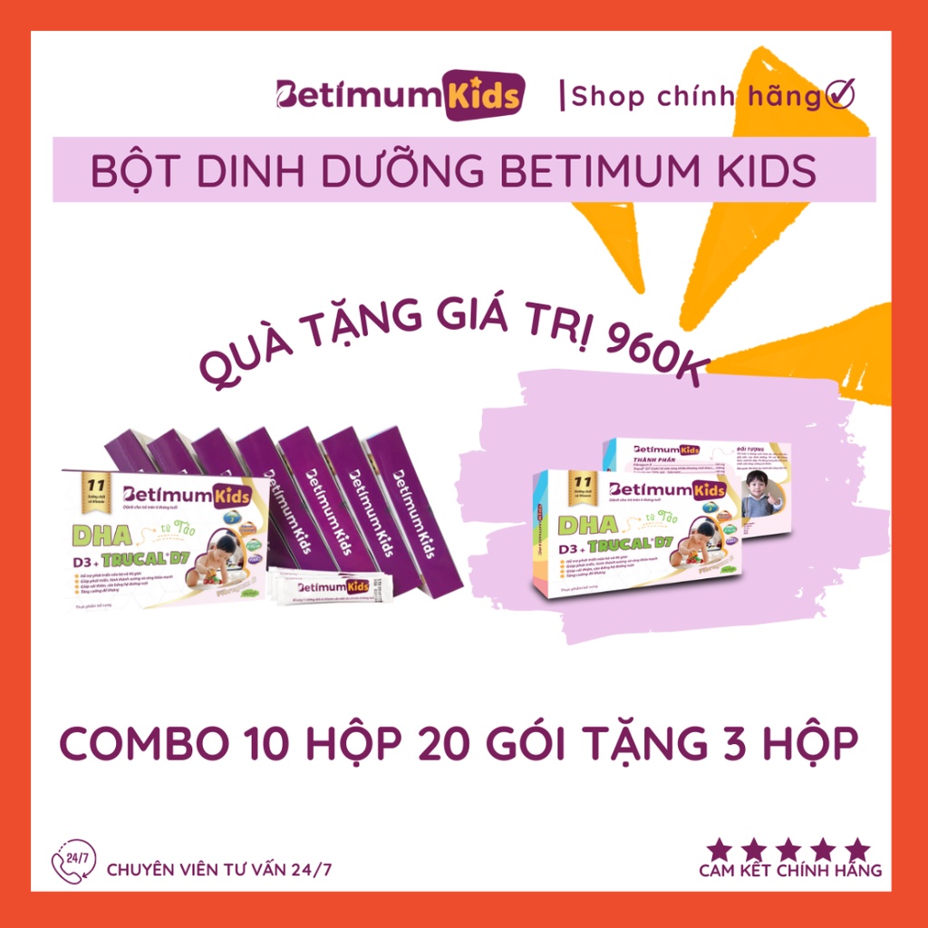 Betimum Kids - Ăn Ngon, Tăng Cường Đề Kháng Cho Bé