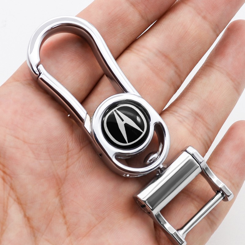Móc Khóa Kim Loại Hình logo Xe Hơi Acura CDX RDX ILX TLX RLX RDX MDX NSX TL RL