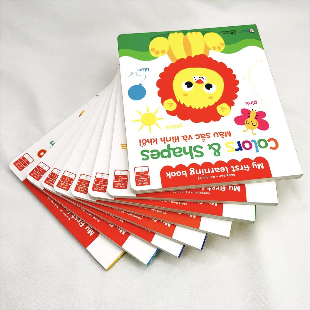 Sách - Thư Viện Hình Ảnh Song Ngữ Đầu Tiên Cho Bé - My First Learning Book (Bộ 8 cuốn)