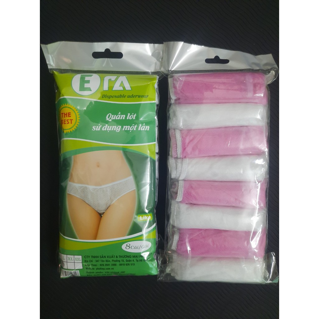 Quần lót giấy ERA Nhãn Xanh 8 cái/bao | BigBuy360 - bigbuy360.vn