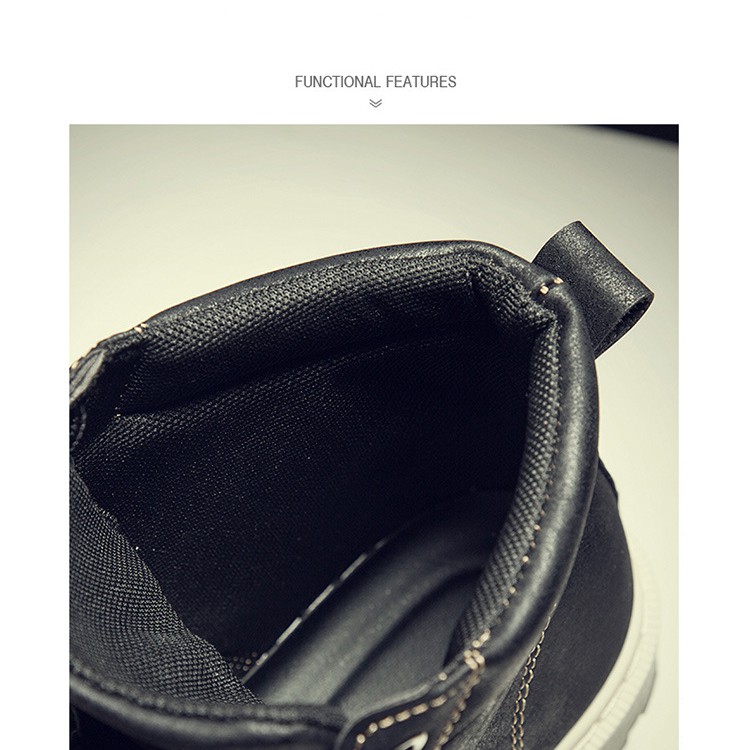 Giày Boot da nam cao cấp - Giày cao cổ nam đế xuồng - cực Men - cực Bụi - cực Chất | BigBuy360 - bigbuy360.vn