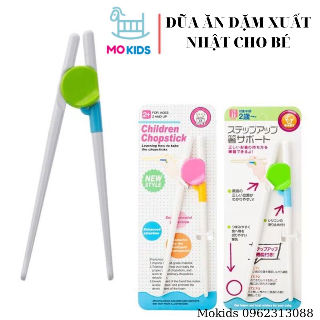 Đũa tập gắp ăn dặm cho bé kiểu nhật - Mokids