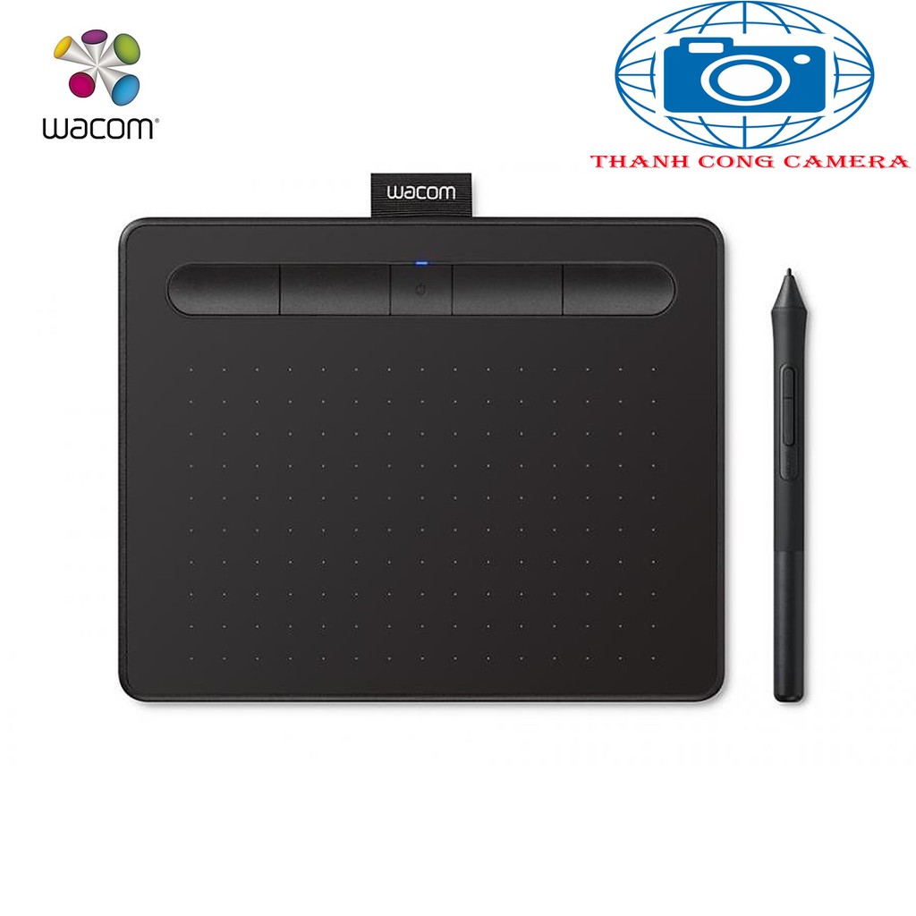 Bảng vẽ Wacom Intuos Bluetooth S CTL-4100WL/K0 (hàng chính hãng) - màu Đen