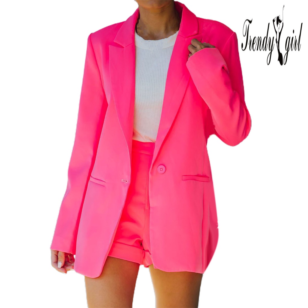 Áo KhoáC Blazer DàI Tay ThờI Trang Cho Nữ