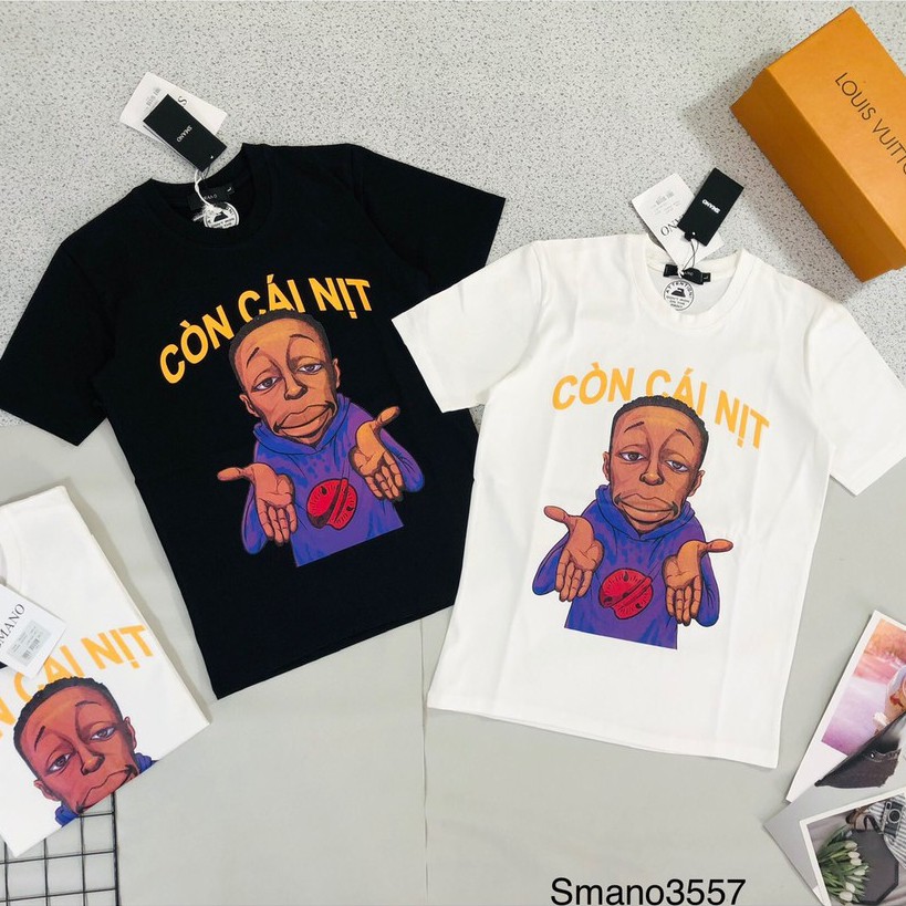 Áo phông Nam Nữ 🔅FULL SIZE🔅 Áo T shirt cổ tròn hot trend anh da đen còn cái nịt chất vải mềm mịn, thấm hút mồ hôi tốt | BigBuy360 - bigbuy360.vn