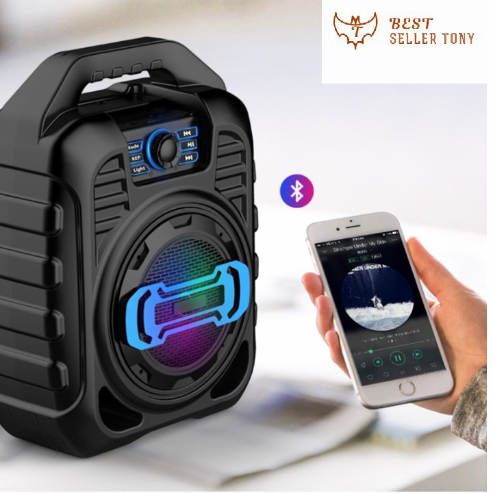 Loa bluetooth mini trợ giảng dạy học có mic không dây cao cấp 2019 [Best Seller Tony]