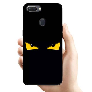 Ốp Lưng Realme 2/ Oppo A7,A5s/ Oppo F9/ Realme 2 Pro - Mắt Vàng Nền Đen