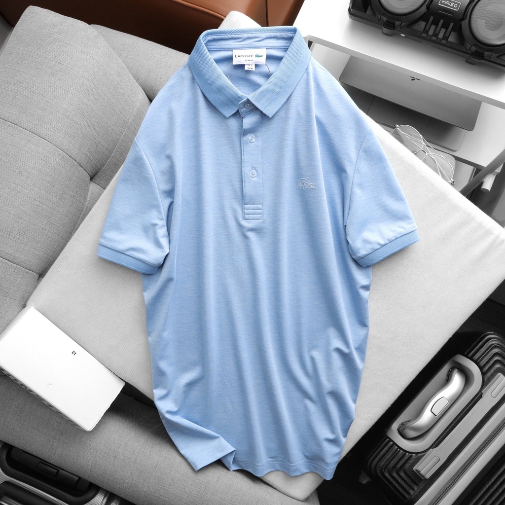 Áo Thun Polo Nam Cổ Phối Chất Không Nhăn, 100% Cotton 4 chiều ,có  Bigsize 100kg - Ivan BigSize POLO108