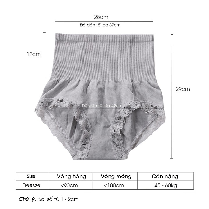 Quần lót gen bụng định hình cho nữ QL3 diệu shop | BigBuy360 - bigbuy360.vn