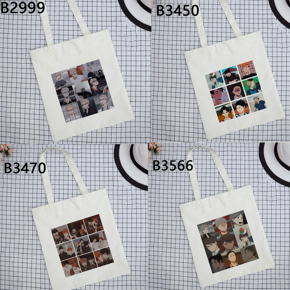 Túi Vải Xách Tay In Hình Anime Haikyuu