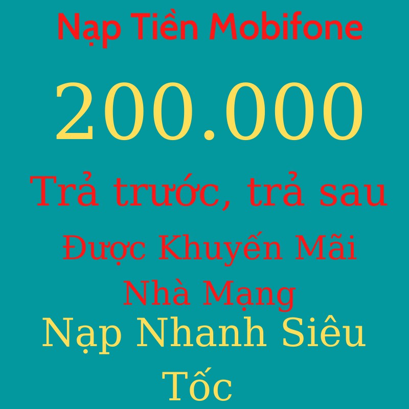Thẻ Cào Mobi ❤️ Mobifone ❤️ 200.000đ Xong Nhanh – Shop Doanhngoc90