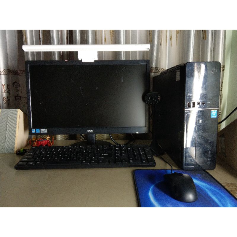 Case PC main H310, cpu i3 8100, ram 8gb, 128gb, 500Gb