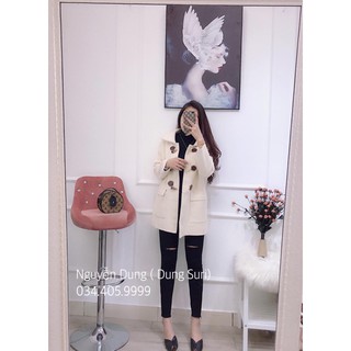 ÁO KHOÁC DẠ KHUY SỪNG HOT .