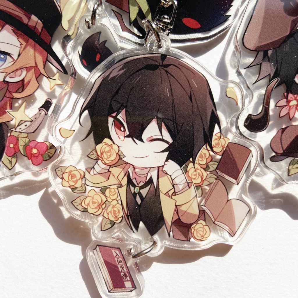 Móc khóa nhựa acrylic Văn hào lưu lạc, Bungou stray dog