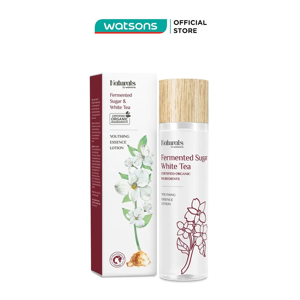 Sữa Dưỡng Da Naturals by Watsons Trẻ Hóa Da Chiết Xuất Đường Thủy Phân &amp; Trà Trắng Fermented Sugar &amp; White Tea Essence 1