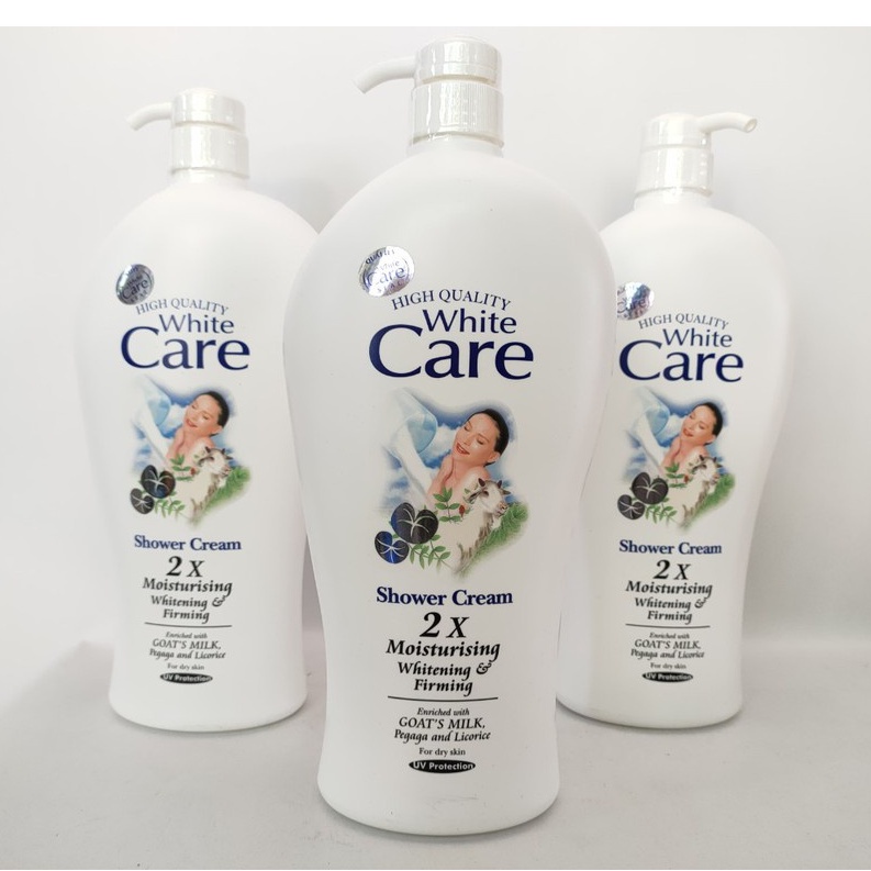 Sữa tắm dưỡng ẩm trắng da WHITE CARE Shower - sữa tắm dê 550ml - dầu tắm Cream 2X Moisturising