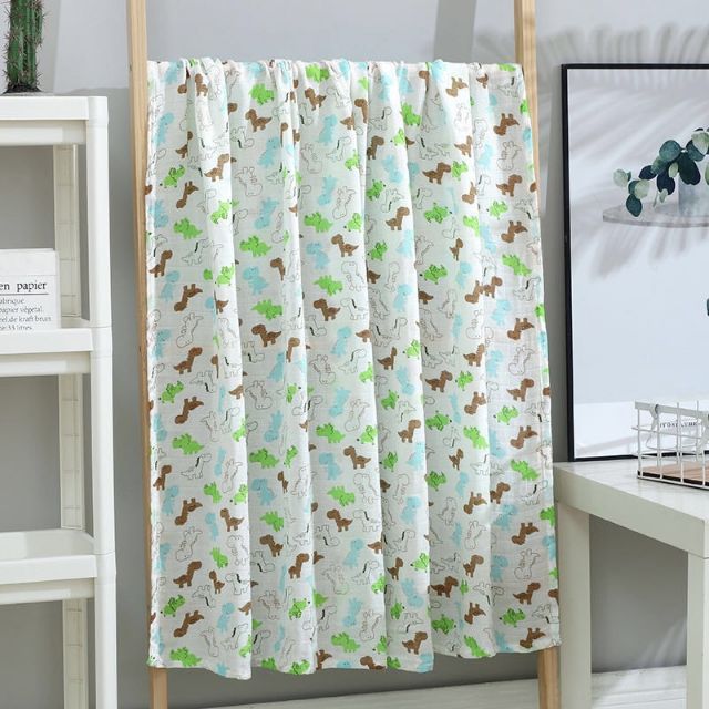 KHĂN XÔ SỢI TRE ADEN ANAIS 2 LỚP CHO BÉ SƠ SINH, THỊ NHÍM STORE, KHĂN XÔ Ủ KÉN CHO BÉ KT 1.1 X 1.1 MÉT