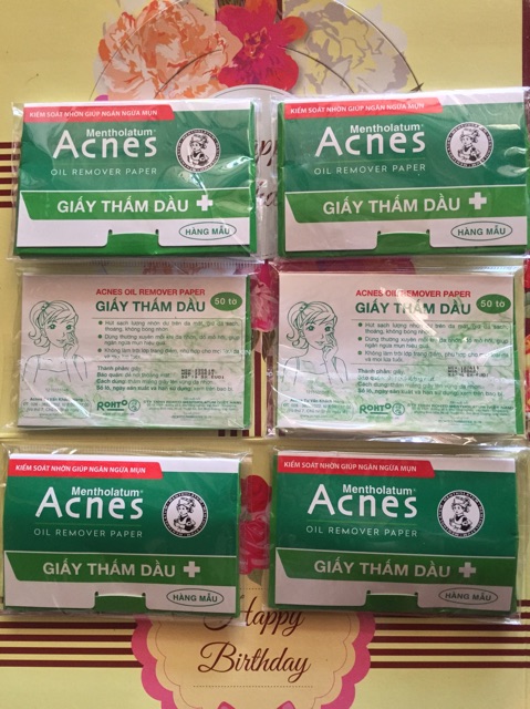 Giấy thấm dầu acnes 50 - 100 tờ hoặc Film thấm dầu 50 tờ | BigBuy360 - bigbuy360.vn