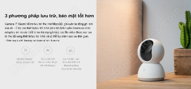 Camera ip xoay 360 độ Xiaomi Mijia 1080p 2018 Quốc tế | BH 3 tháng