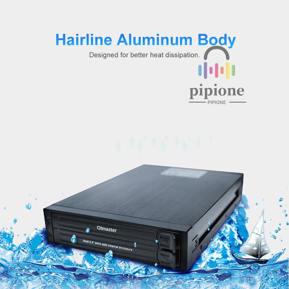 Ổ Cứng Hddmaster He-2005 Dual 2.5 "Sata Hdd Kèm Đèn Led Cho 3.5" | BigBuy360 - bigbuy360.vn