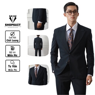 Vest nam Blazer Hàn Quốc,Vest Suit Thanh lịch trẻ trung mẫu 2 cúc túi hộp 2 bên