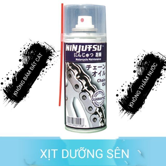 Xịt dưỡng sên samurai - NINJUFSU chống bám đất cát