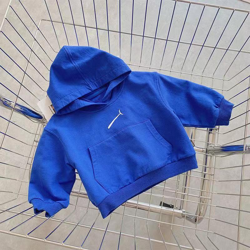 Áo Sweater Có Mũ Trùm Phong Cách Hàn Quốc Thời Trang Xuân Thu Mới Cho Bé Trai Và Bé Gái