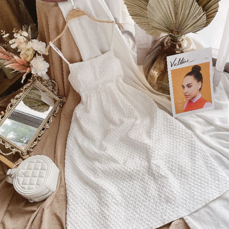 Đầm dáng dài 2S cho phái nữ, đầm xòe nữ, phong cách trẻ trung nữ tính, hàng đẹp bán shop, phom dưới 54kg | BigBuy360 - bigbuy360.vn