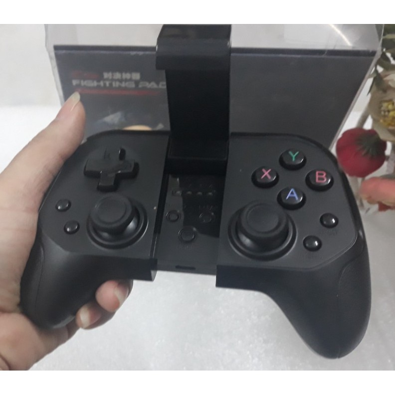 Tay Cầm Chơi Game PUBG, ROS, FF/Liên Quân Mobile TAY CẦM GAME FIGHTING PAD C5 có dây kết nối USB cho PC / Laptop.