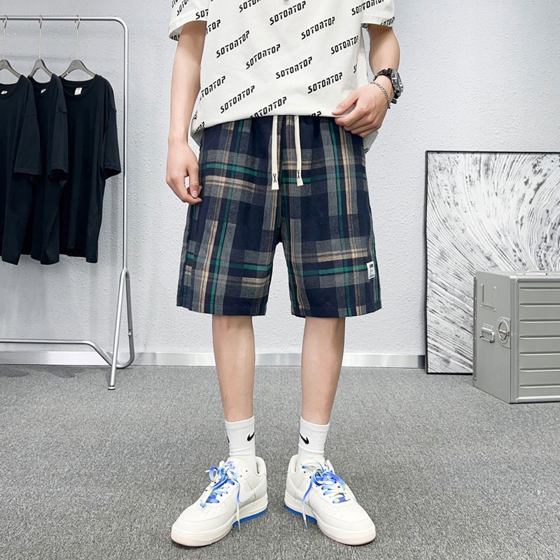 Quần Short Nam Lưng Thun Cột Dây Năng Động