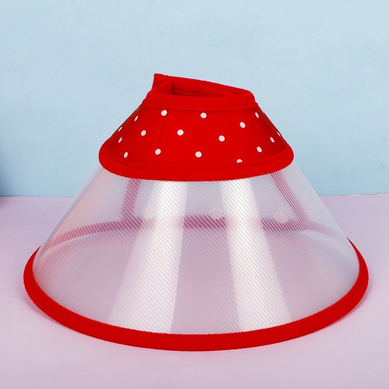 Vòng cổ hình nón chống cắn hồi phục vết thương cho thú cưng