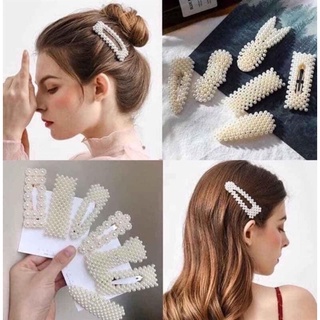 sét 10 kẹp tóc mái siêu xinh cho nữ