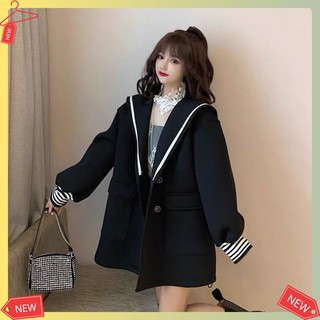 Áo nỉ sweater nữ 🍇freeship🍇 hải quân độc lạ 3 màu basic