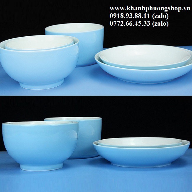 Bộ tô dĩa sứ đẹp - tô dĩa sứ