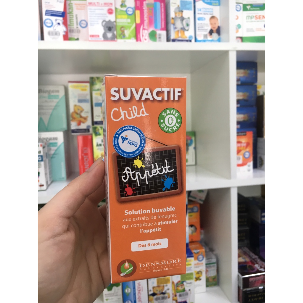 Siro ăn ngon Suvactif Child Appetit –  Hỗ trợ bé ăn ngon miệng, tăng cân tự nhiên