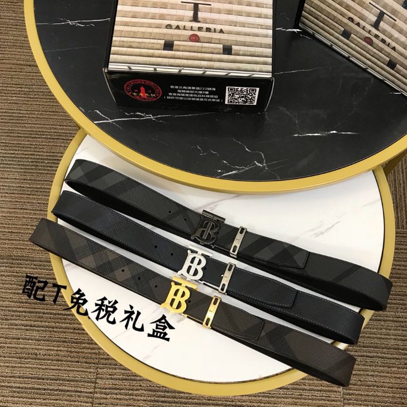 thắt lưng thời trang nam da thật Burberry BBR