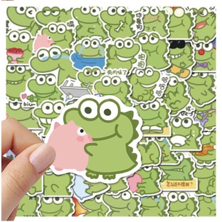Sticker/ Hình dán Ếch Xanh cute