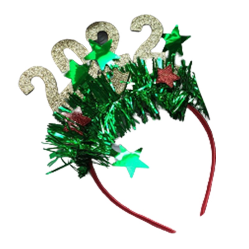 Băng Đô Đính Kim Tuyến Lấp Lánh Mừng Năm Mới 2022