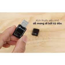 USB thu sóng Wifi TpLink 823N chuẩn N tốc độ 300Mbps - Hàng Chính Hãng Bảo hành 2 năm lỗi 1 đổi 1