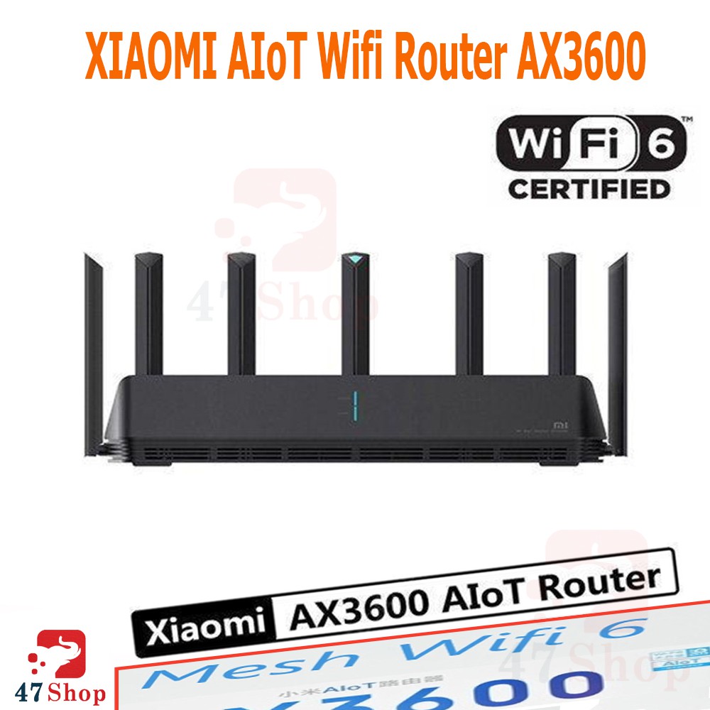 Router Wifi Xiaomi AIoT AX3600 - 7 Ăng ten - WIFI 6 | BigBuy360 - bigbuy360.vn