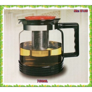 ấm trà thủy tinh