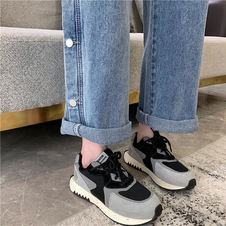 SUXI Quần Jeans Nữ Lưng Cao Ống Rộng Thời Trang Mới