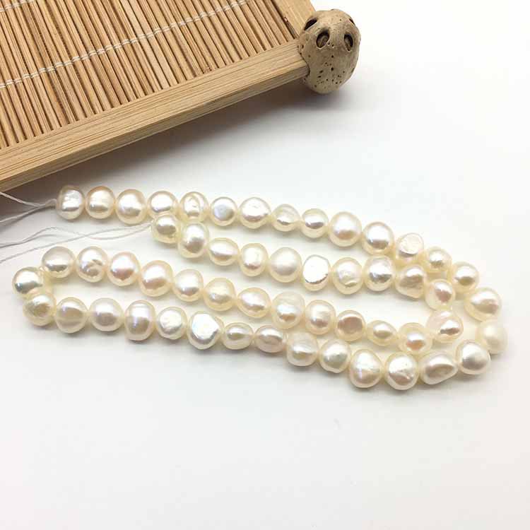 Thanh ngọc trai hai mặt 7mm dùng làm vòng tay/dây chuyền