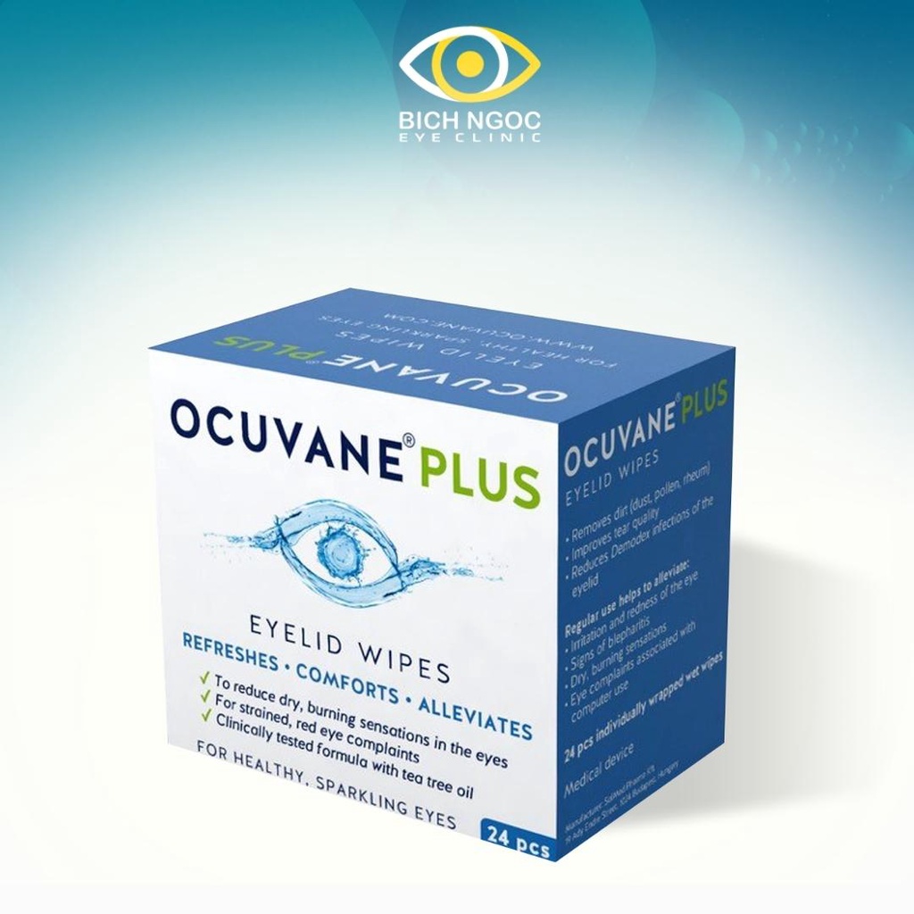 Hết Viêm Bờ Mi Không Cần Phải Nghĩ đã có Gạc lau mi  OCUVANE® PLUS
